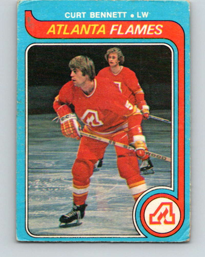 1979-80 O-Pee-Chee #344 Curt Bennett NHL Flames 10595 Image 1