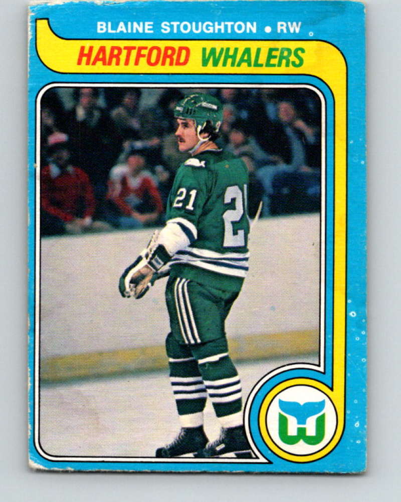 1979-80 O-Pee-Chee #356 Blaine Stoughton NHL Whalers 10612 Image 1