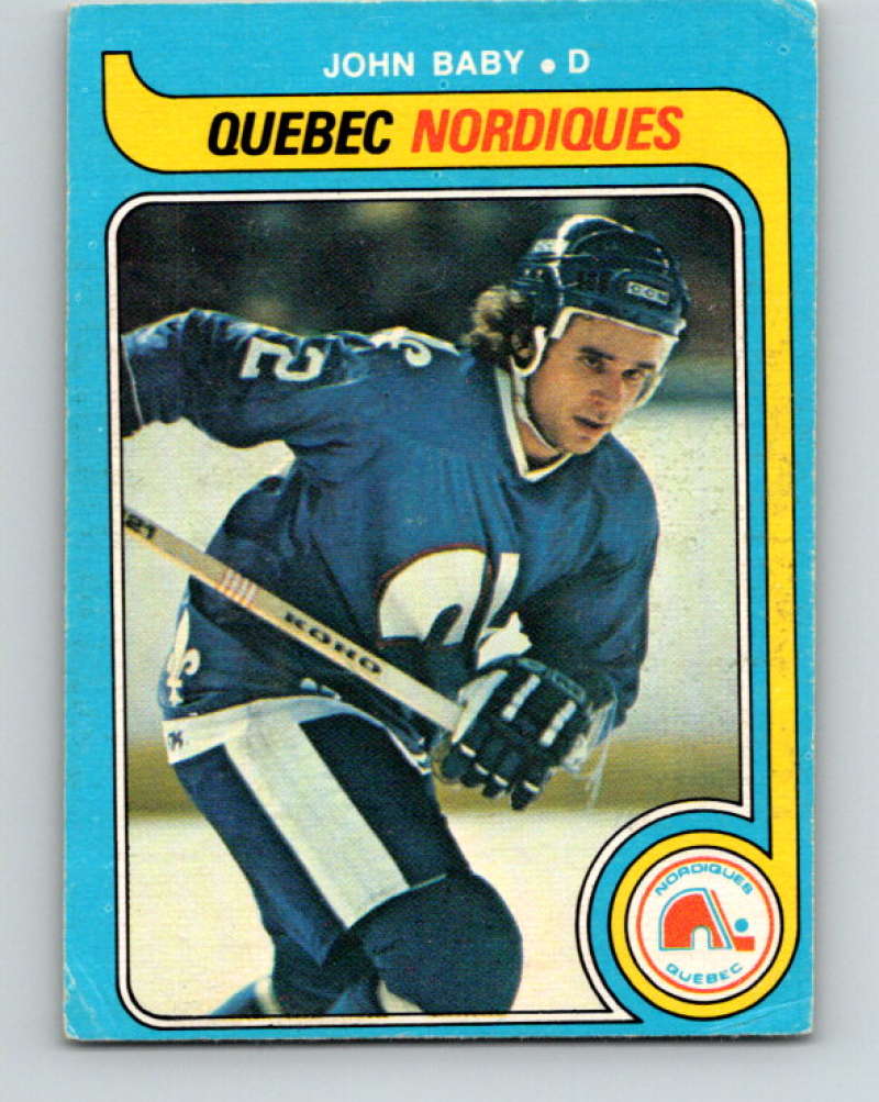 1979-80 O-Pee-Chee #357 John Baby NHL Nordiques 10614 Image 1