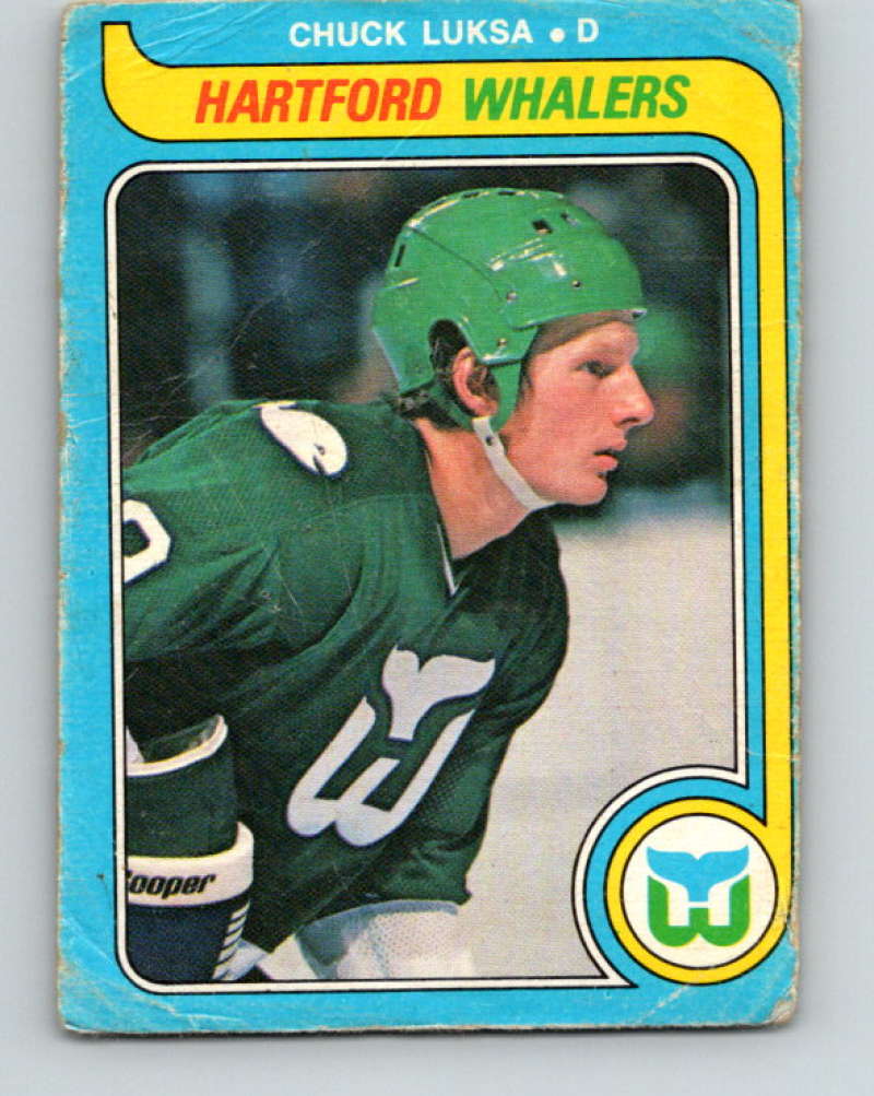 1979-80 O-Pee-Chee #370 Chuck Luksa NHL RC Rookie Whalers 10629 Image 1