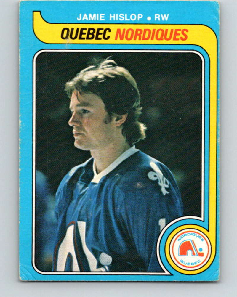 1979-80 O-Pee-Chee #380 Jamie Hislop NHL RC Rookie Nordiques 10643 Image 1