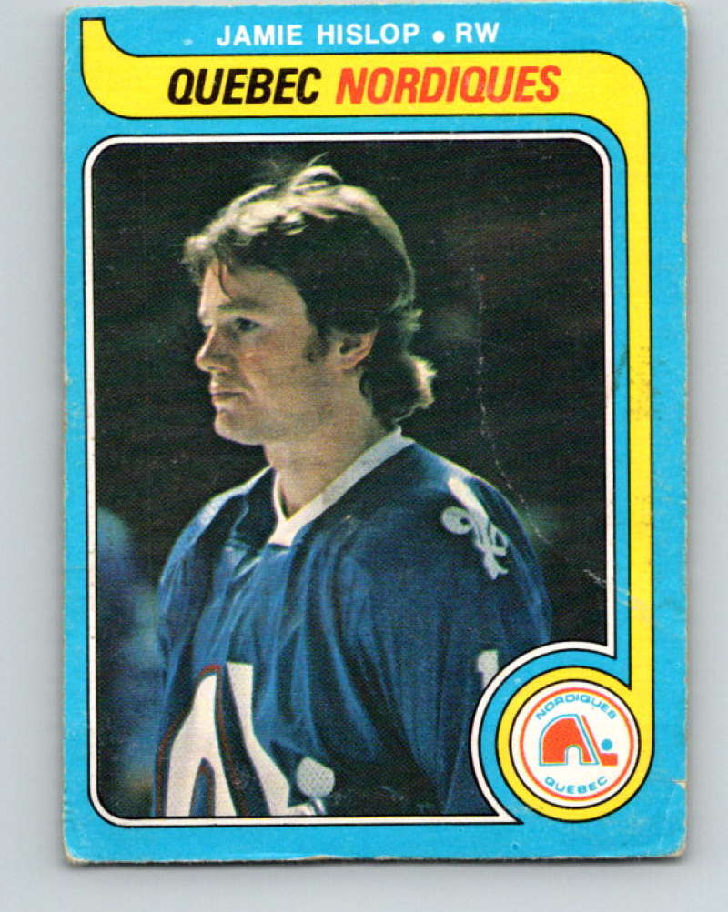 1979-80 O-Pee-Chee #380 Jamie Hislop NHL RC Rookie Nordiques 10644 Image 1