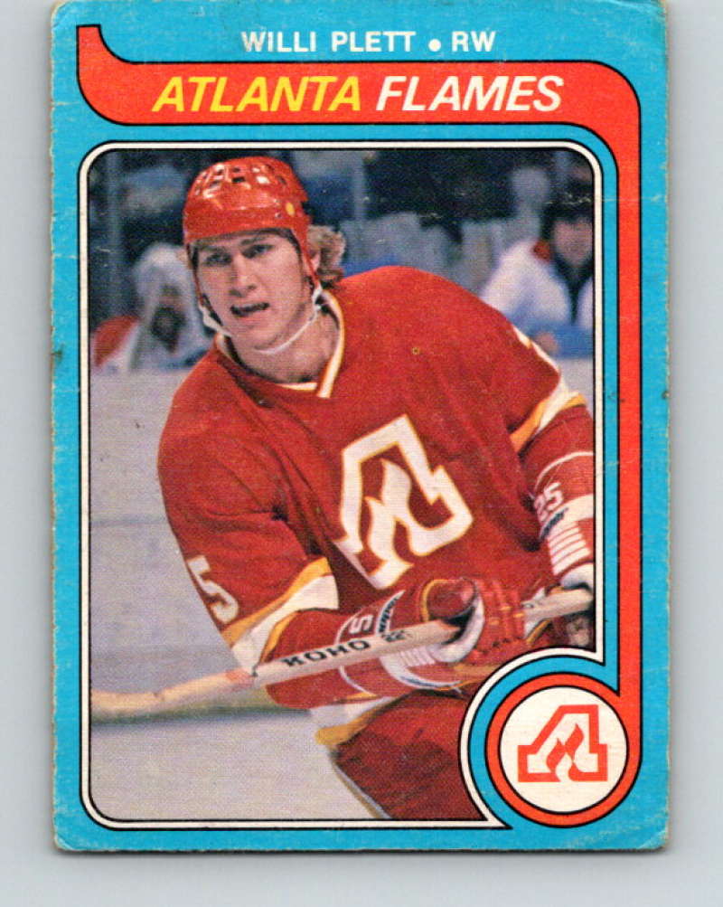 1979-80 O-Pee-Chee #382 Willi Plett NHL Flames 10647 Image 1
