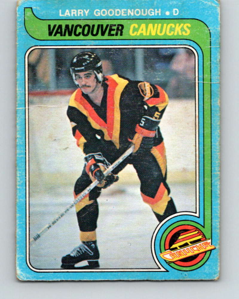 1979-80 O-Pee-Chee #383 Larry Goodenough NHL Canucks 10649 Image 1
