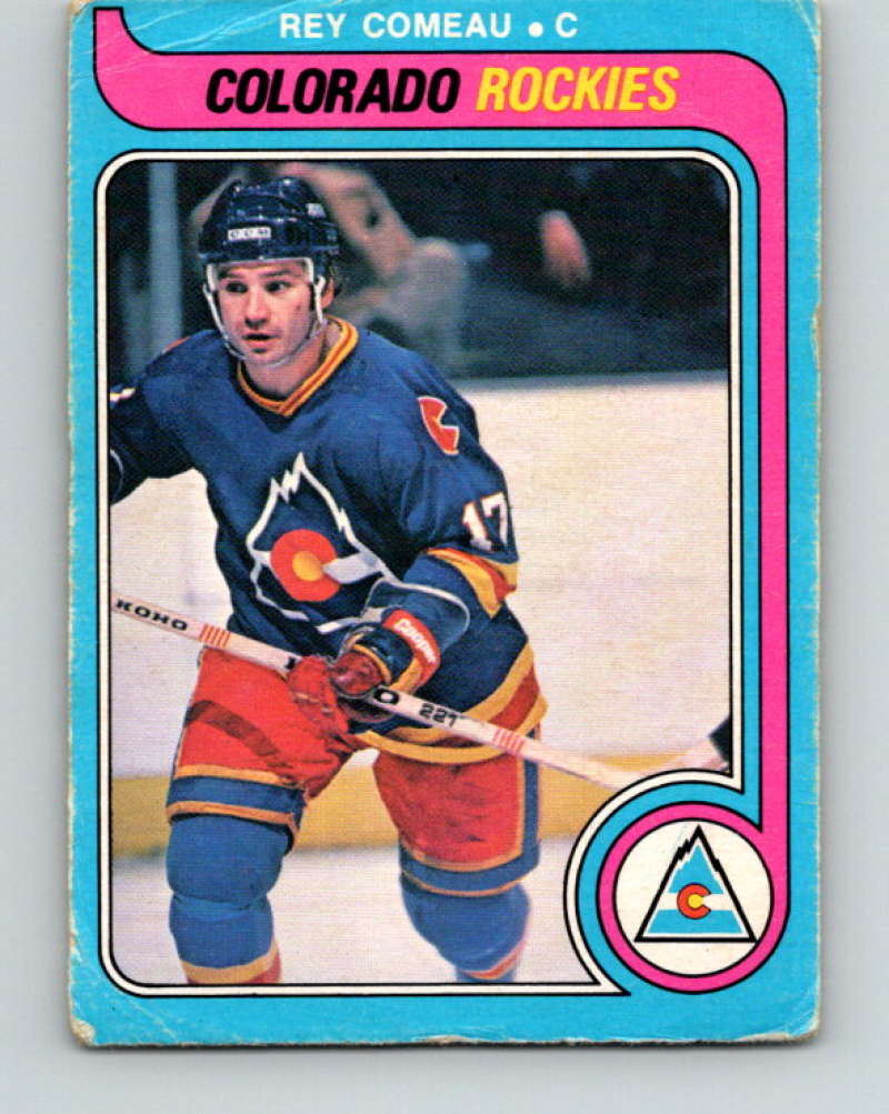 1979-80 O-Pee-Chee #385 Rey Comeau NHL Rockies 10652 Image 1