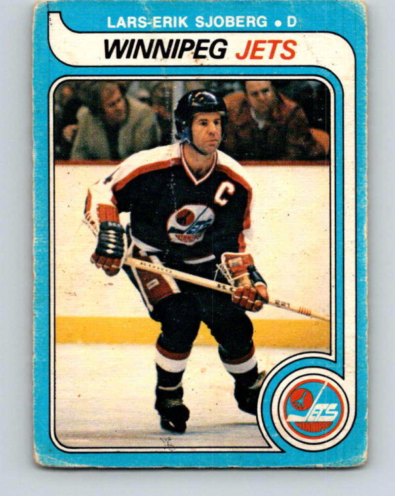 1979-80 O-Pee-Chee #396 Lars-Erik Sjoberg NHL Winn Jets 10668 Image 1