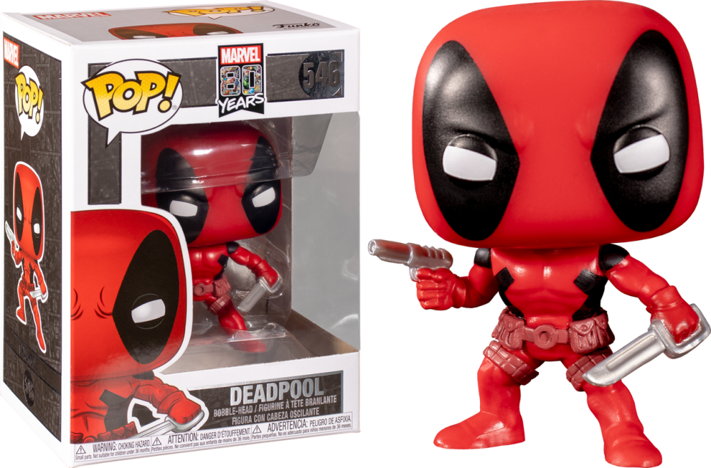 Funko Pop - 546 Marvel 80 Years Deadpool - Deadpool Vinyl Figure