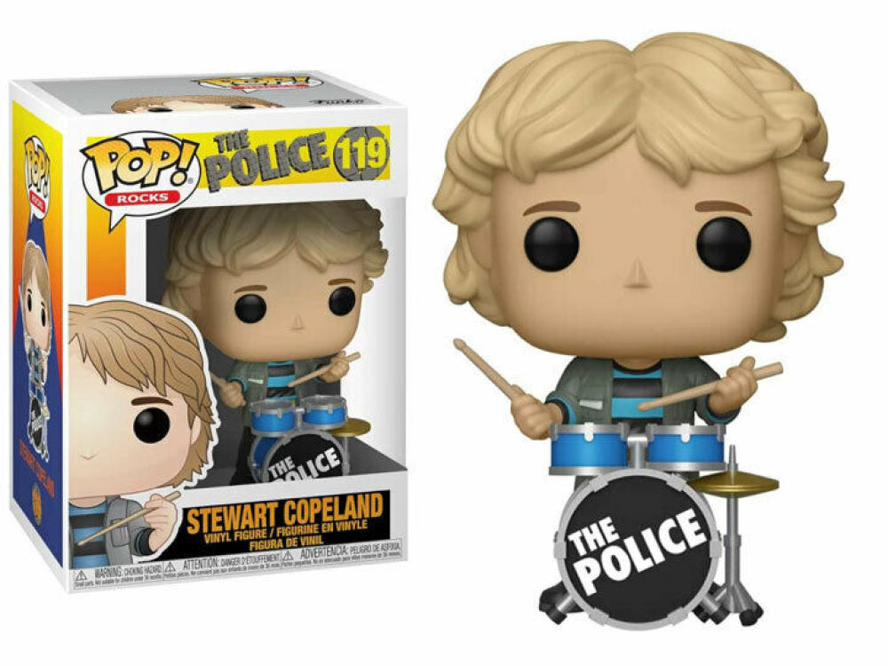 Funko Pop - 119 Rocks The Police - Stewart Copeland Vinyl Figure *VAULTED