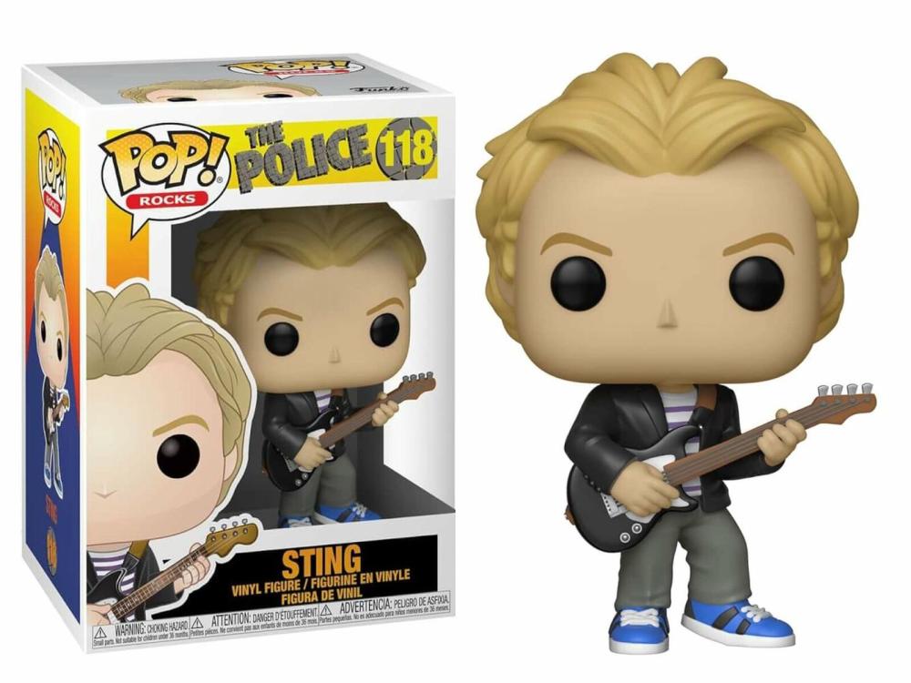 Funko Pop - 118 Rocks The Police - Sting Vinyl Figure *VAULTED