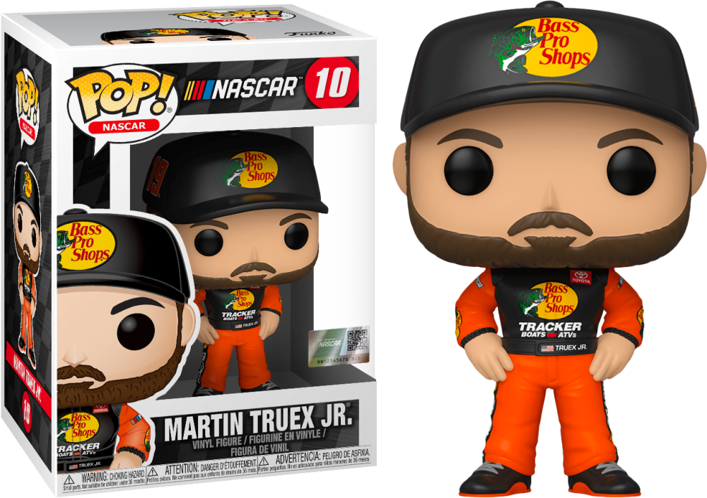 Funko Pop - 10 Nascar Racing - Martin Truex Jr. Orange Outfit Vinyl Figure