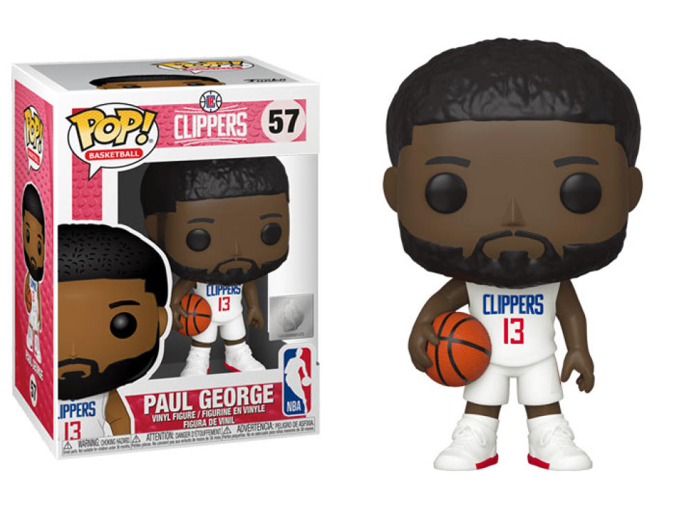 Funko Pop - 57 NBA Basketball - Paul George LA Clippers Vinyl Figure Image 1
