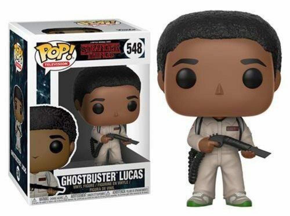 Funko Pop - 548 Television Stranger Things - Ghostbuster Lucas Vinyl Figure