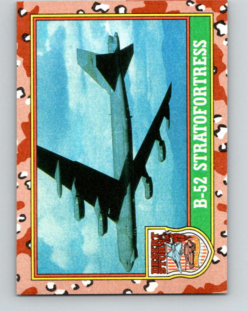 1991 Topps Desert Storm #25 B-52 Stratofortress Mint Image 1