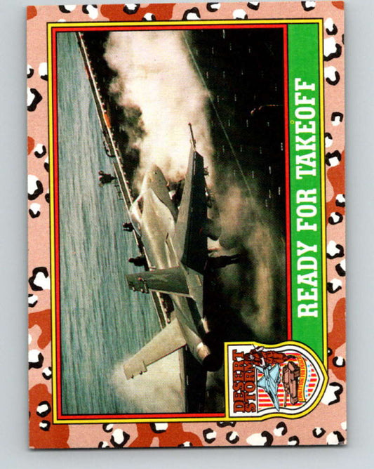 1991 Topps Desert Storm #26 Ready for Takeoff Mint  Image 1