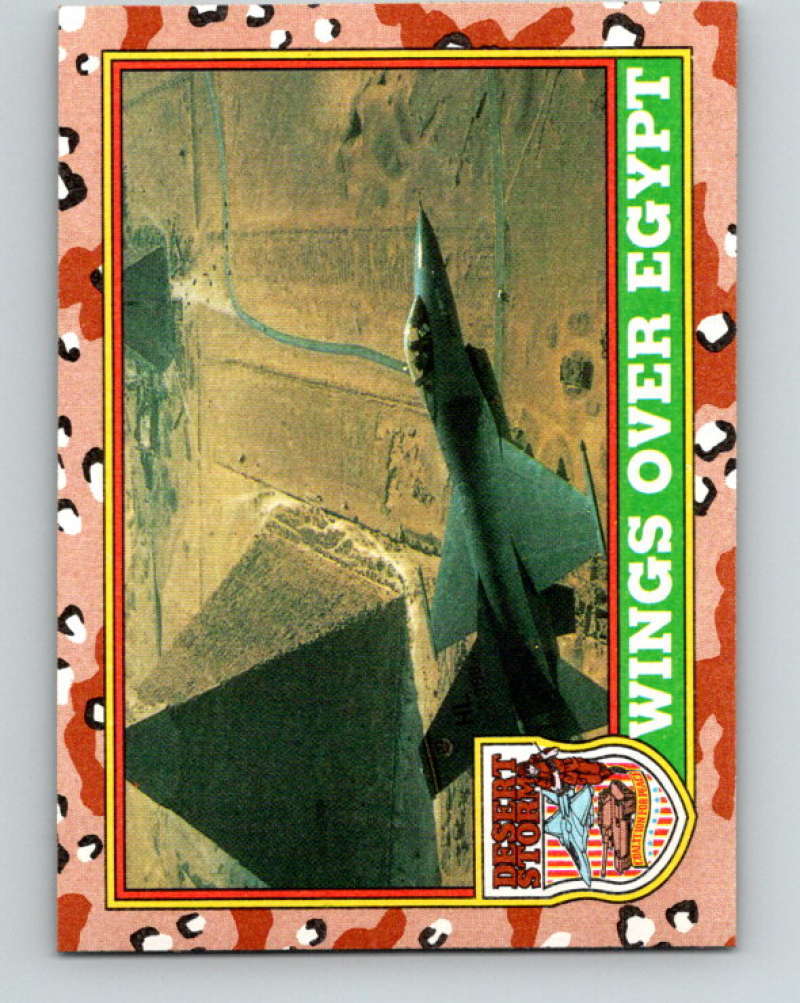 1991 Topps Desert Storm #31 Wings over Egypt Mint Image 1