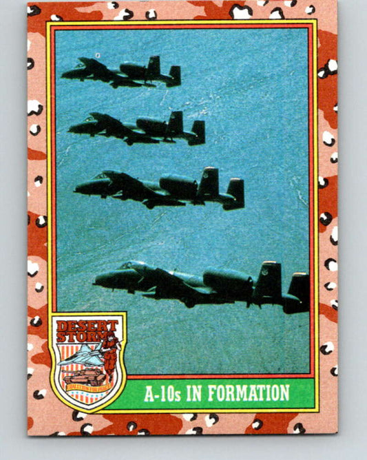 1991 Topps Desert Storm #34 A-10s in Formation Mint  Image 1