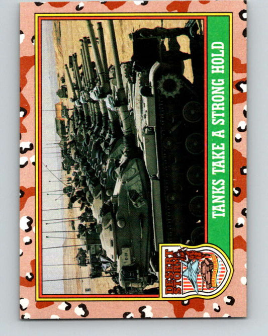 1991 Topps Desert Storm #40 Tanks Take a Strong Hold Mint  Image 1