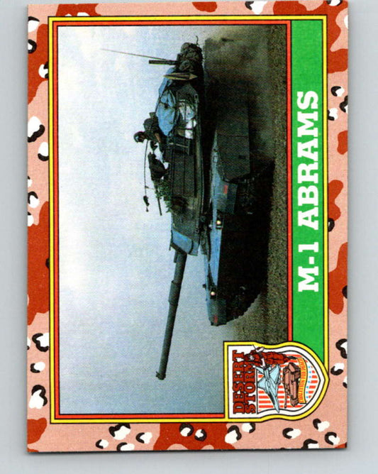 1991 Topps Desert Storm #43 M-1 Abrams Mint  Image 1