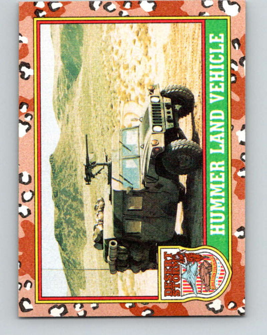 1991 Topps Desert Storm #44 Hummer Land Vehicle Mint  Image 1