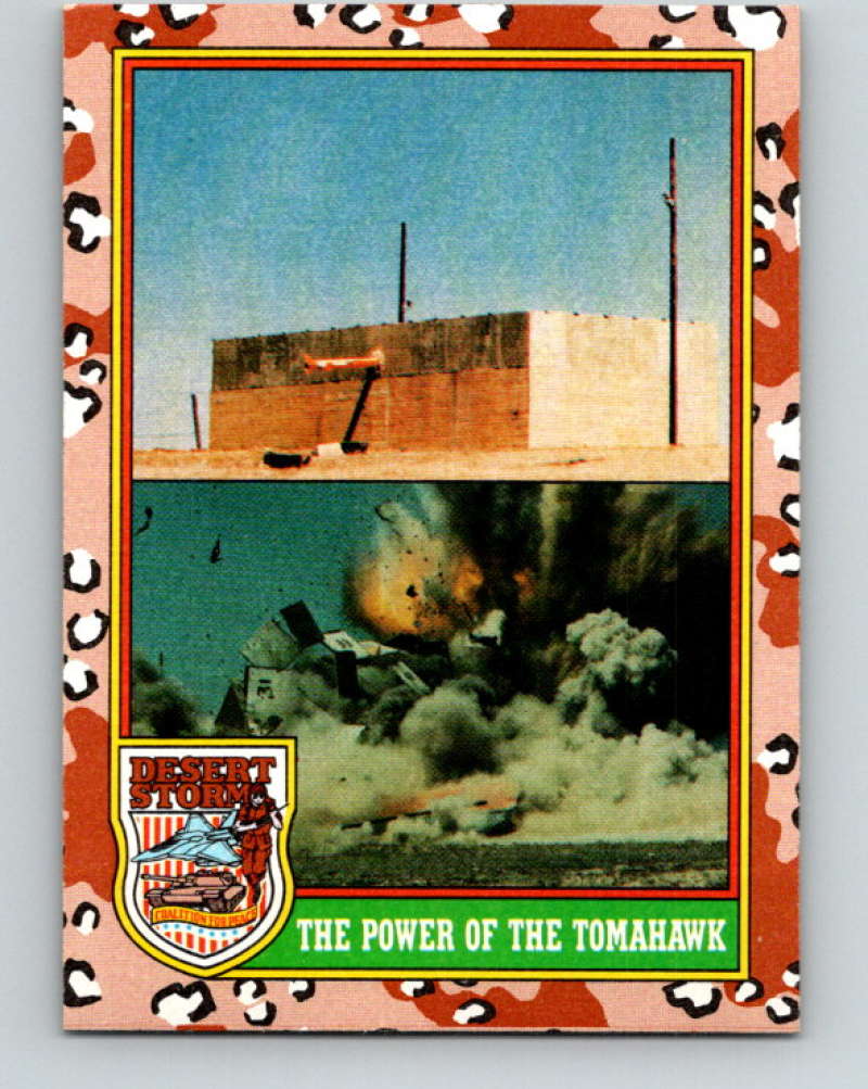 1991 Topps Desert Storm #46 The Power of the Tomahawk Mint Image 1