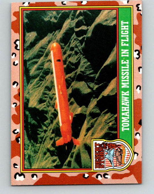 1991 Topps Desert Storm #47 Tomahawk Missile in Flight Mint  Image 1