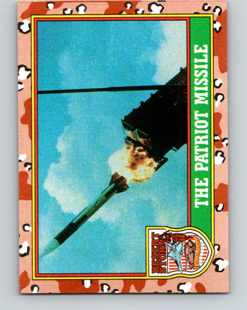 1991 Topps Desert Storm #48 The Patriot Missile Mint Image 1