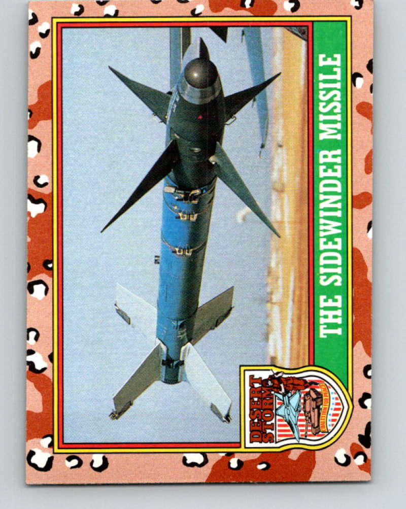 1991 Topps Desert Storm #49 The Sidewinder Missile Mint Image 1