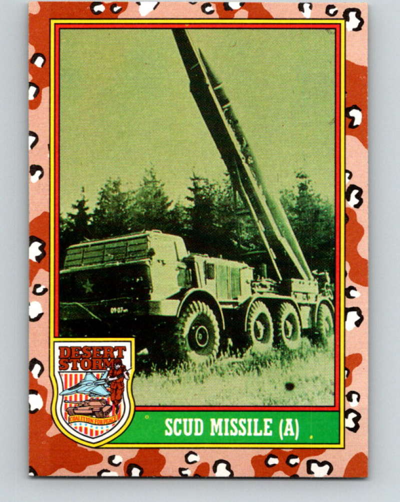 1991 Topps Desert Storm #50 SCUD Missile A Mint Image 1