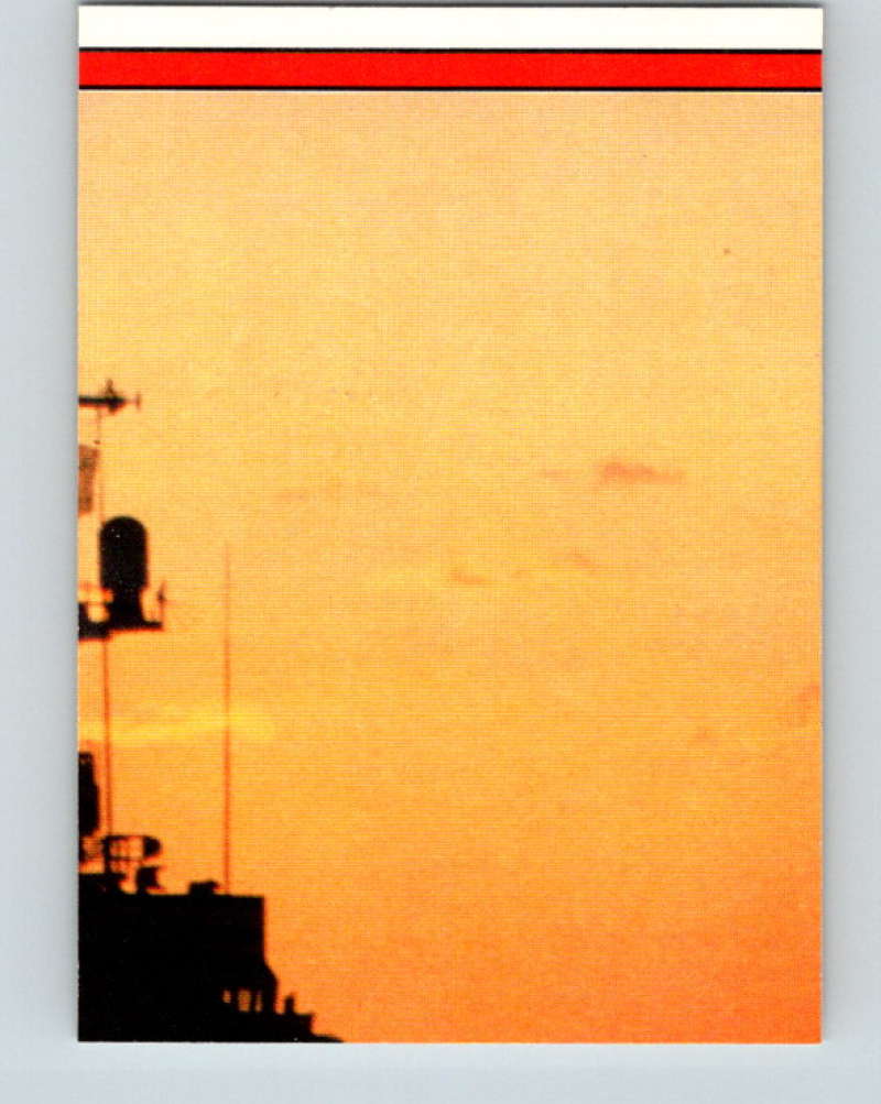 1991 Topps Desert Storm Stickers #4 8th Field Artillery Motto Daring and Tenacious MINT Image 2