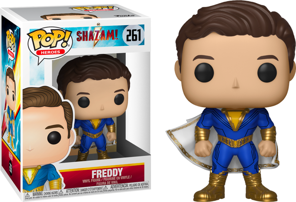 Funko Pop - 261 Heroes Shazam! - Freddy Vinyl Figure Image 1