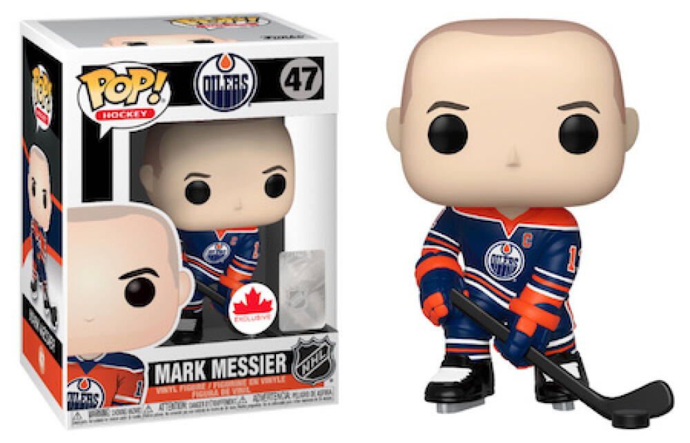 Funko Pop - NHL 47 Mark Messier Edmonton Oilers Blue Vinyl Figure *EXCLUSIVE Image 1