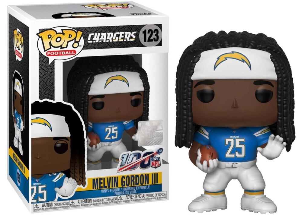 Funko Pop - 123 Football NFL Melvin Gordon III Chargers Vinyl Figure Image 1