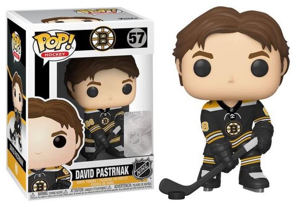 Funko Pop - NHL 57 Hockey David Pastrnak Boston Bruins Vinyl Figure
