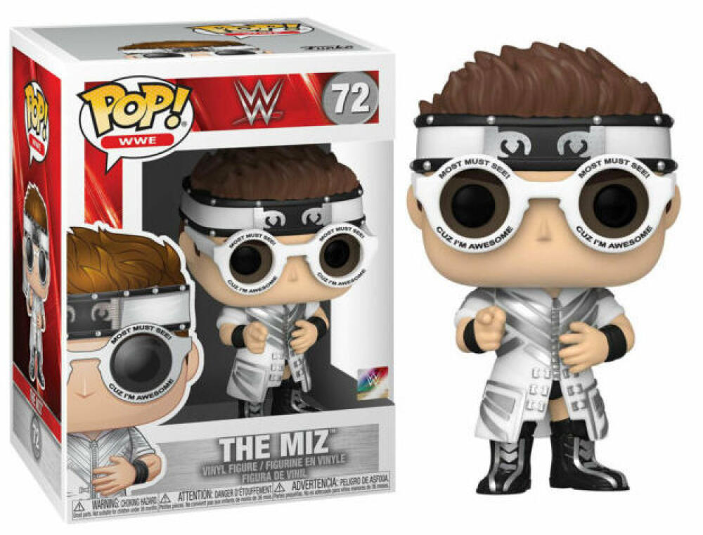 Funko Pop - 72 WWE Wrestling - The Miz with Vinyl Glasses Vinyl Figure