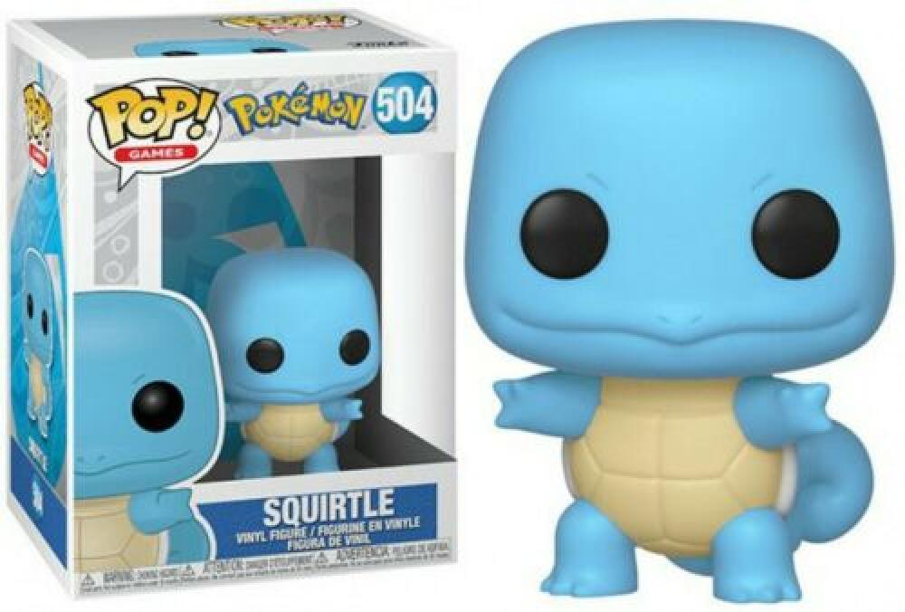 Funko Pop - 504 Games Pokemon - Squirtle Vinyl Figure Image 1