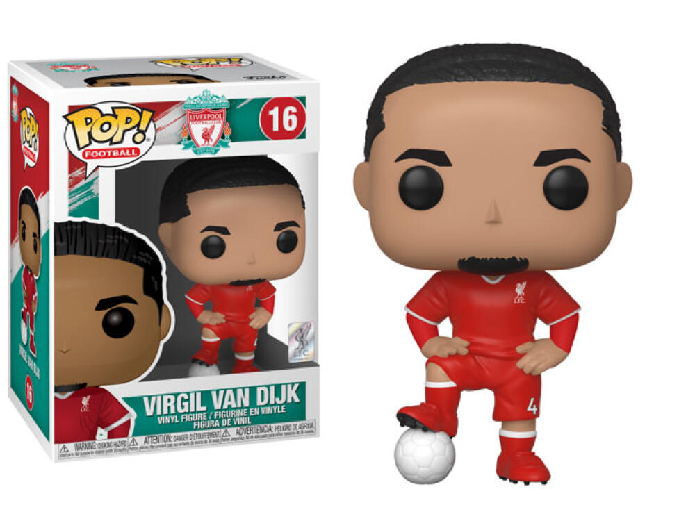 Funko Pop - 16 Soccer - Virgil Van Dijk Liverpool Football Club Vinyl Figure