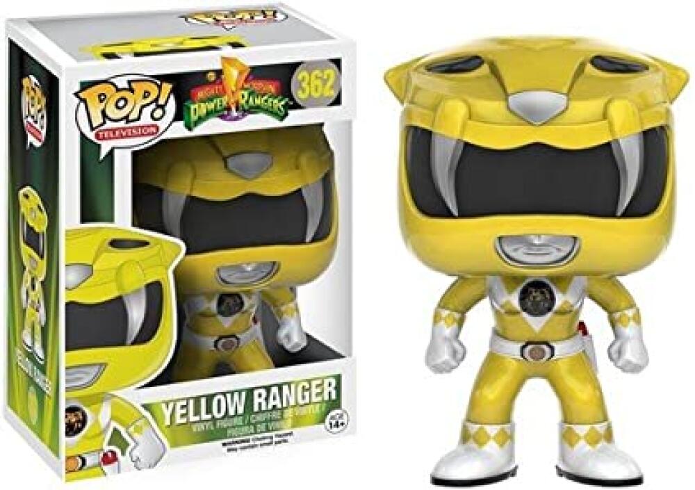 Funko Pop - 362 Television Power Rangers - Yellow Ranger Vinyl Figure *VAULTED Image 1