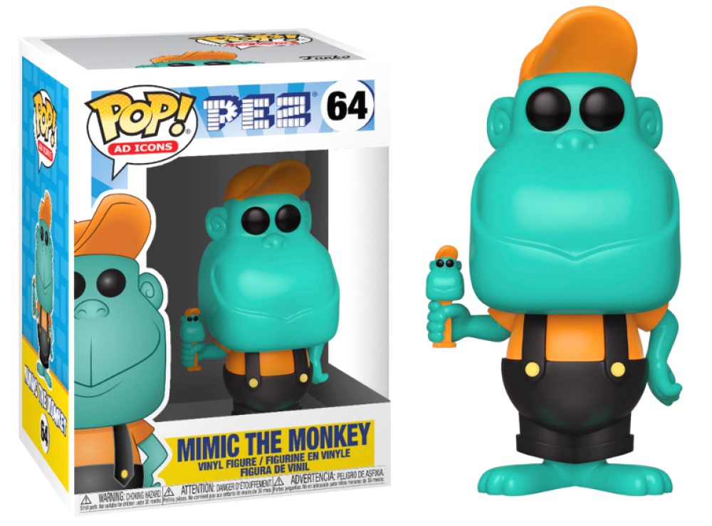 Funko Pop - 64 Ad Icons PEZ - Mimic The Monkey Vinyl Figure