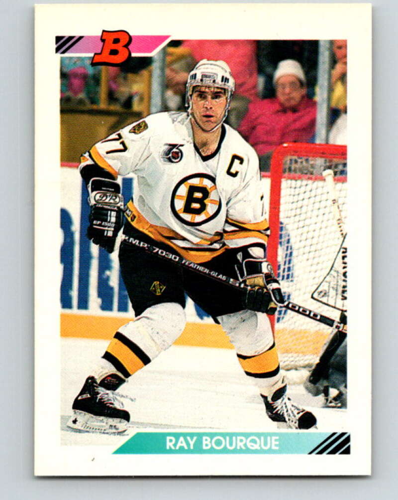 1992-93 Bowman #3 Ray Bourque Mint Boston Bruins Image 1