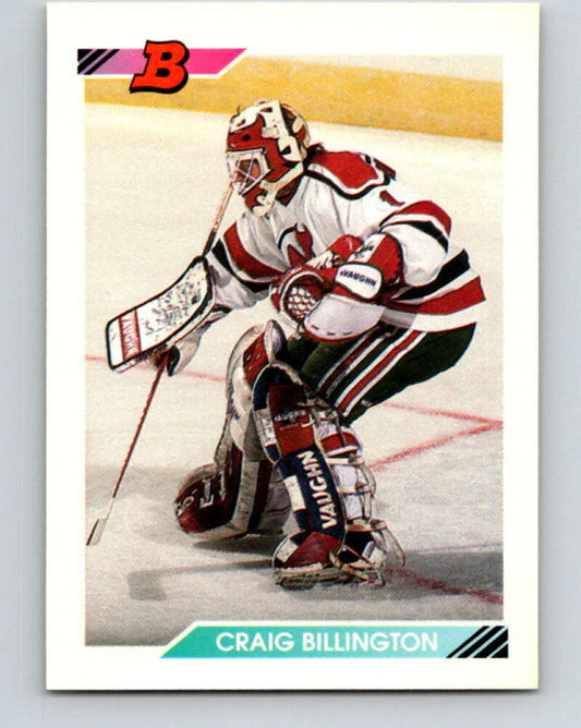 1992-93 Bowman #102 Craig Billington Mint New Jersey Devils  Image 1