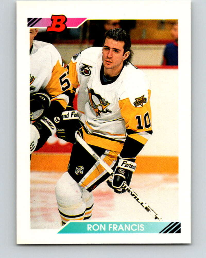 1992-93 Bowman #123 Ron Francis Mint Pittsburgh Penguins Image 1