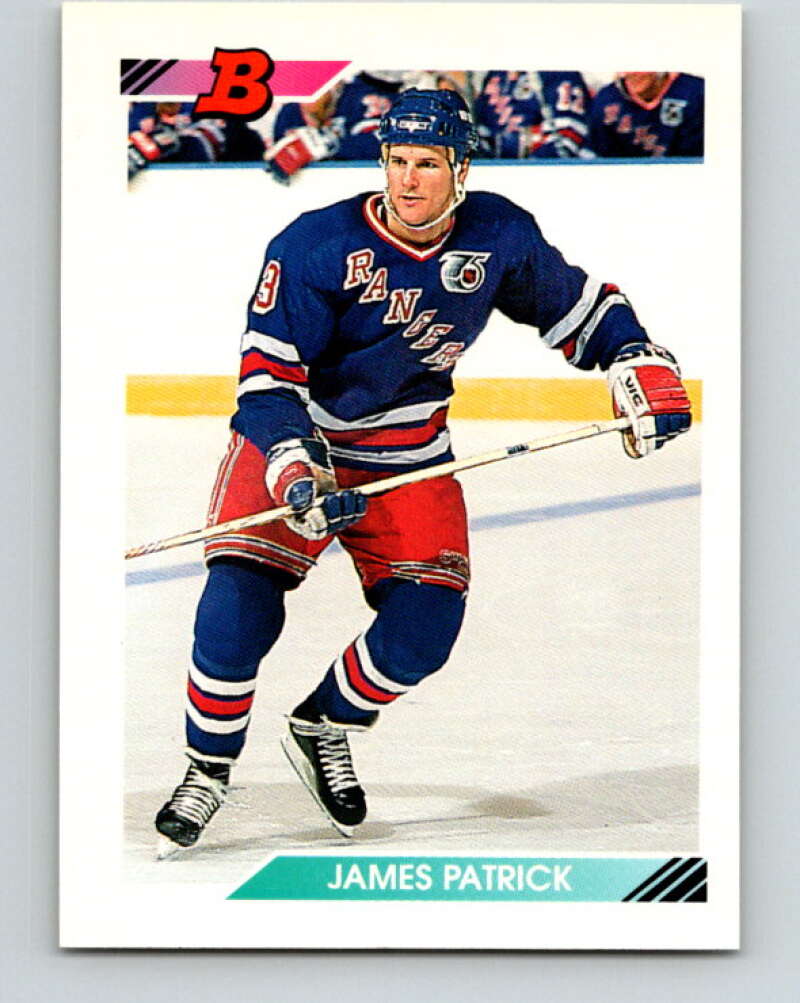 1992-93 Bowman #127 James Patrick Mint New York Rangers Image 1
