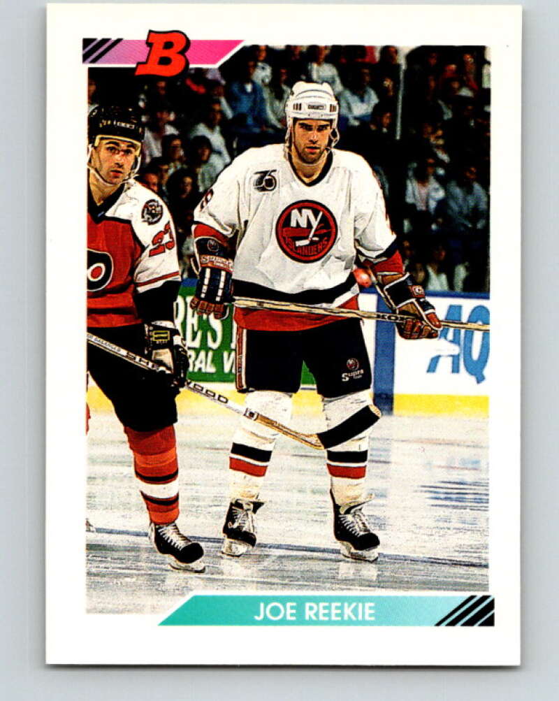 1992-93 Bowman #137 Joe Reekie Mint New York Rangers Image 1
