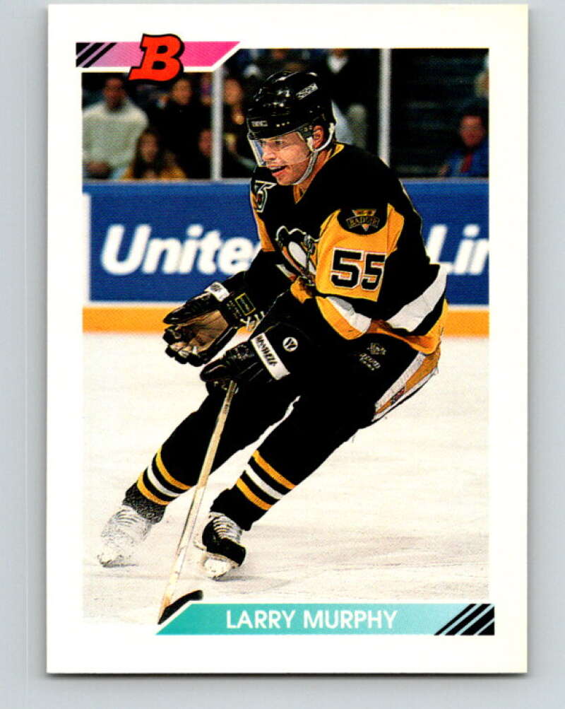 1992-93 Bowman #153 Larry Murphy Mint Pittsburgh Penguins Image 1