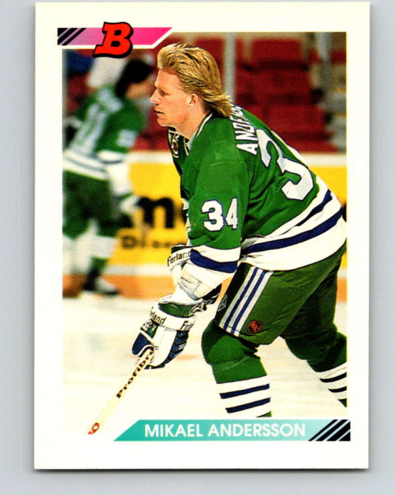 1992-93 Bowman #158 Mikael Andersson Mint Tampa Bay Lightning Image 1