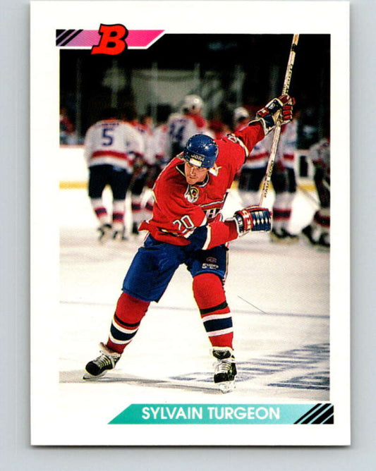 1992-93 Bowman #167 Sylvain Turgeon Mint Ottawa Senators  Image 1