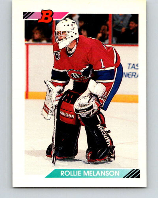 1992-93 Bowman #187 Rollie Melanson Mint Montreal Canadiens