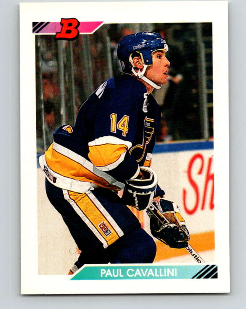 1992-93 Bowman #193 Paul Cavallini Mint St. Louis Blues Image 1