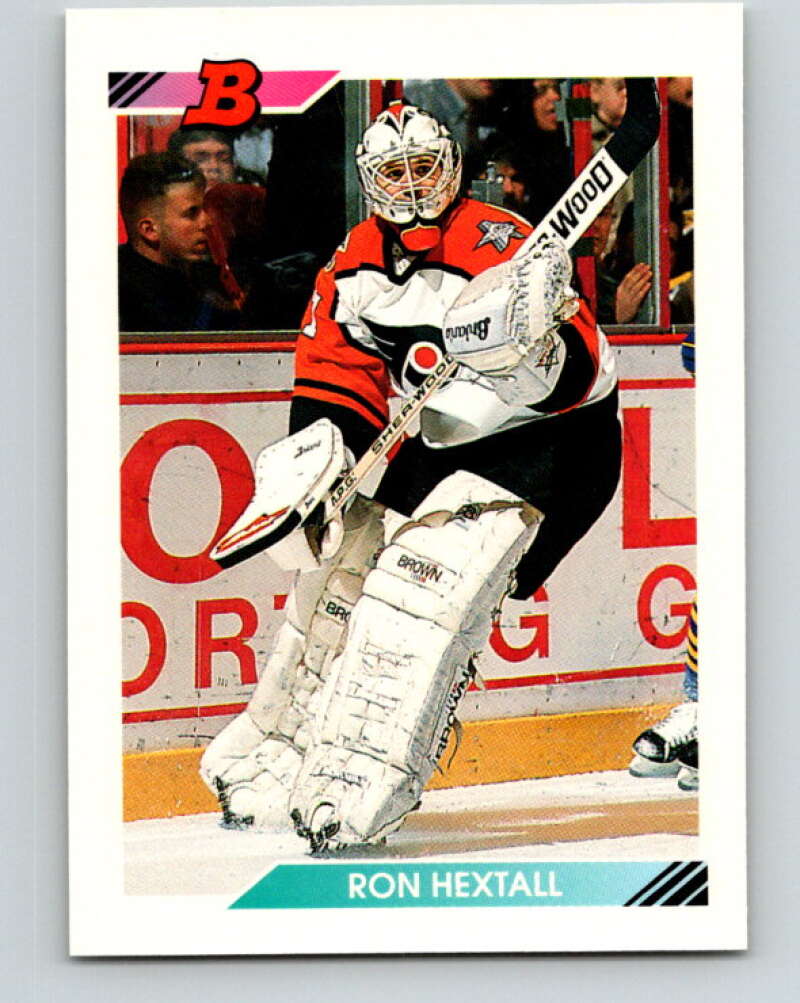 1992-93 Bowman #195 Ron Hextall Mint Philadelphia Flyers Image 1