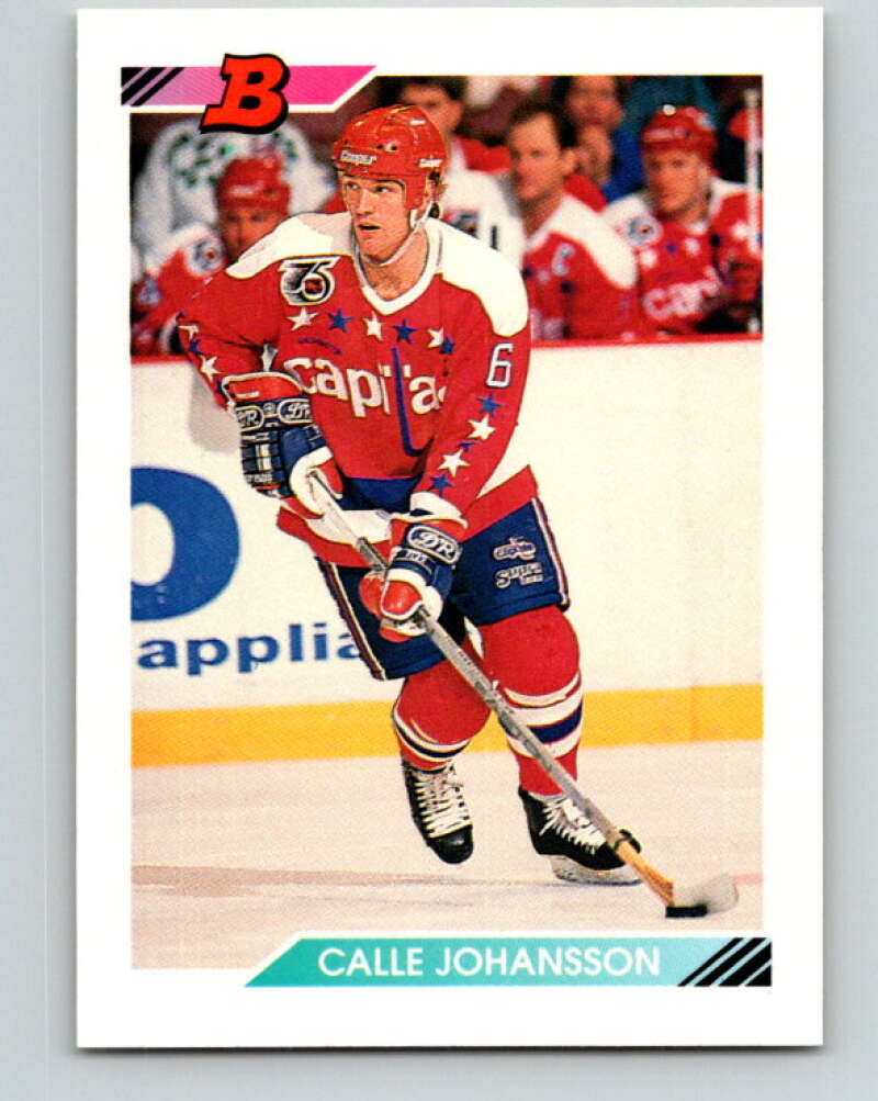 1992-93 Bowman #275 Calle Johansson Mint Washington Capitals Image 1